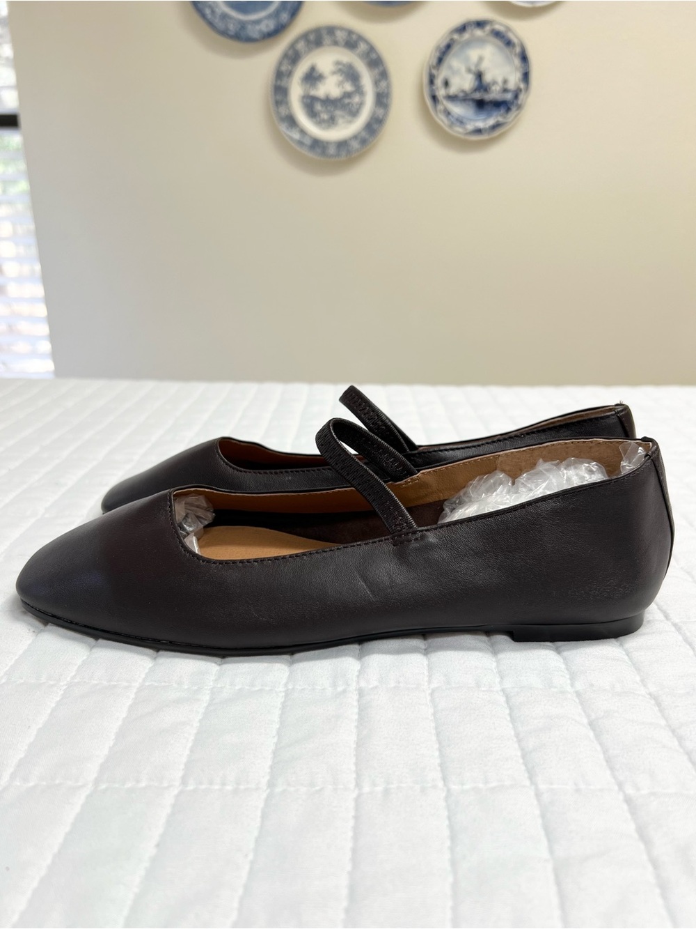 Madewell The Greta Mary Jane Flat in Coffee Bean Brown Size 7.5 - Picture 5 of 9